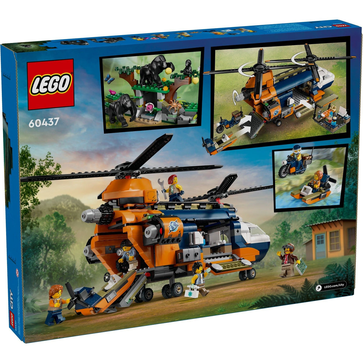 LEGO City Dschungelforscher-Hubschrauber 60437