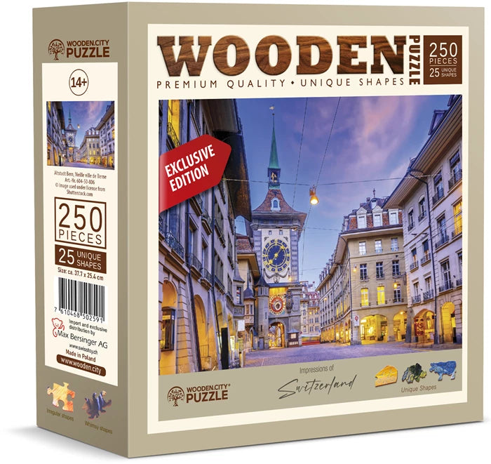 Wooden City Puzzle Holz L CH Berner Altstadt
