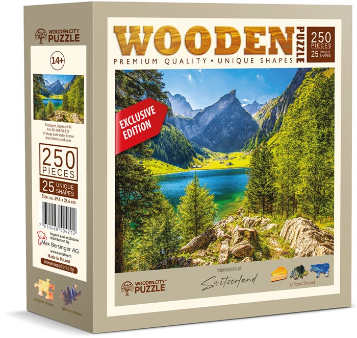 Wooden City Puzzle Holz L CH Seealpsee