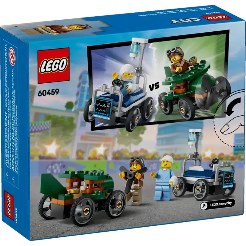 LEGO City Flugzeug vs. Krankenhausbett 60459
