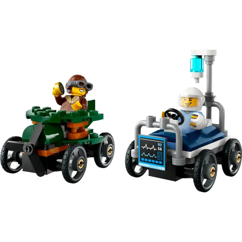 LEGO City Flugzeug vs. Krankenhausbett 60459
