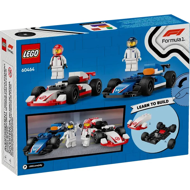 LEGO City F1 Williams Racing und Haas F1 Rennautos 60464