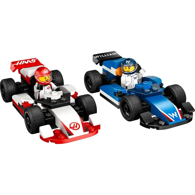 LEGO City F1 Williams Racing und Haas F1 Rennautos 60464