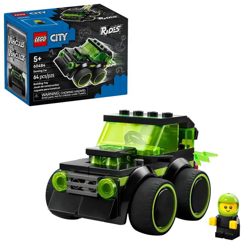 LEGO City Coole Flitzer – Gaming-Rennauto 60484