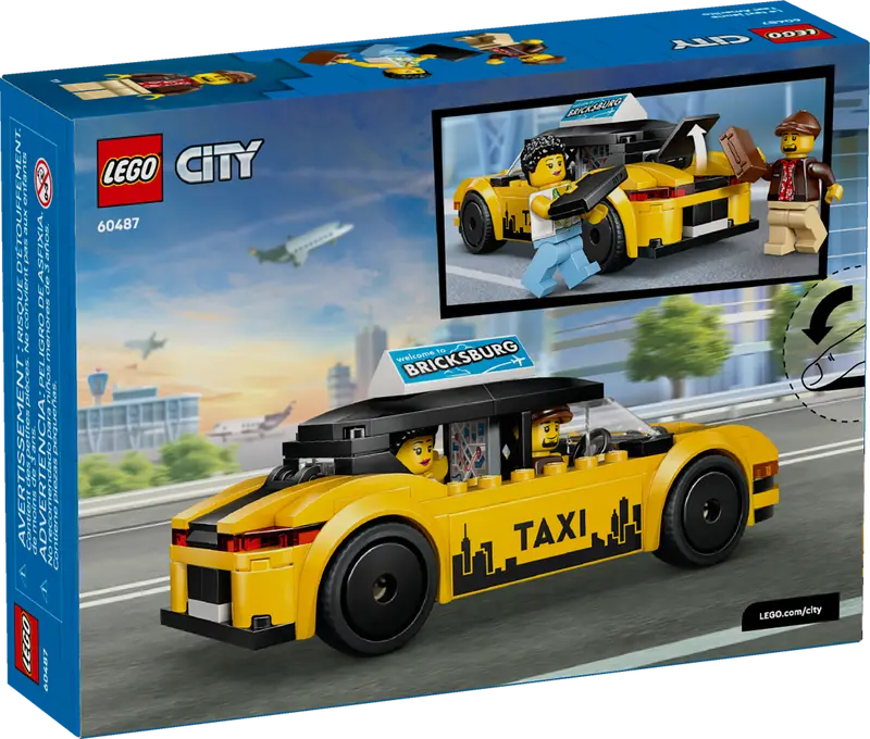 LEGO City Gelbes Taxi 60487