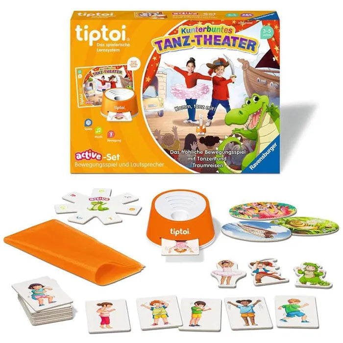 Tiptoi Tanz-Theater Set, d ACTIVE, Bewegungsspiel, Laut- sprecher, ohne Stift, ab 3 J.
