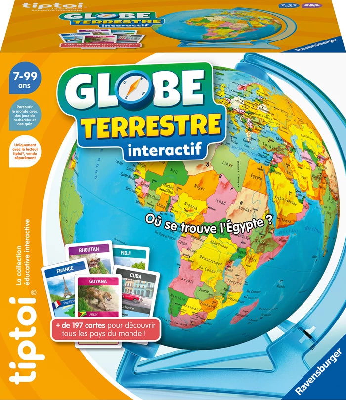 Tiptoi Globe interactif, f französische Version