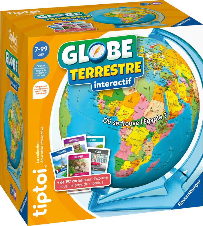 Tiptoi Globe interactif, f französische Version