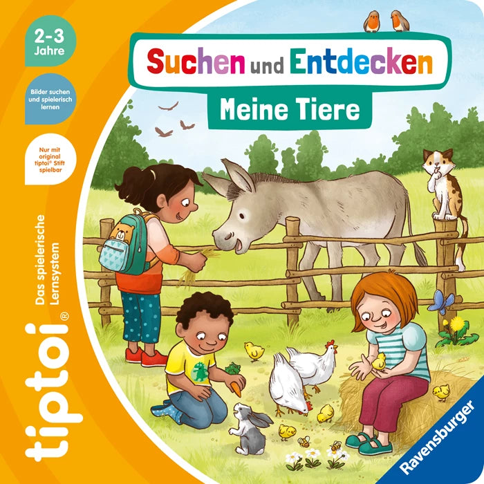 Tiptoi Buch Meine Tiere, d Suchen und Entdecken, 16 Seiten, ab 2 Jahren, ohne Stift