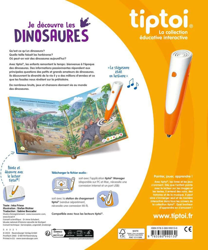 Tiptoi livre Dinosaures, f französische Version