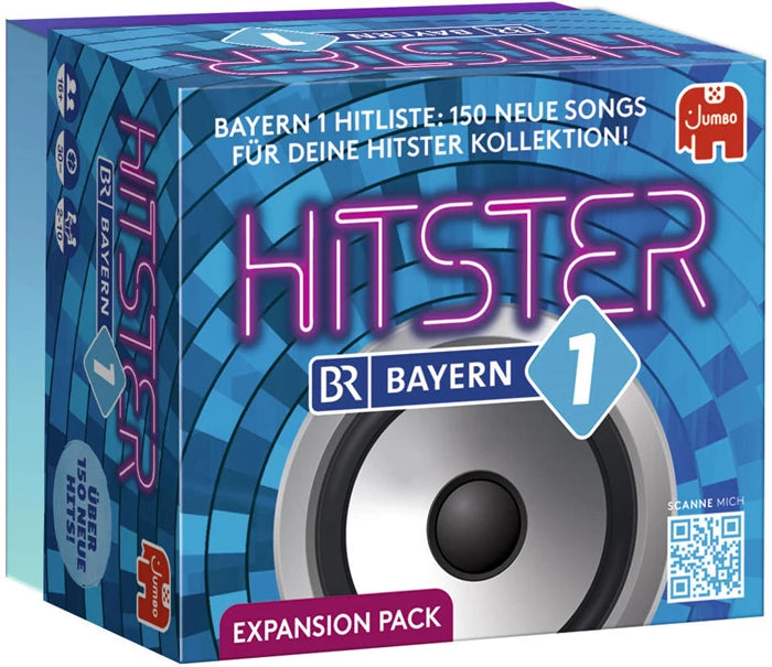 Hitster Bayern 1, d ab 16 Jahren, 2-10 Spieler, Musik-Kartenspiel mit App
