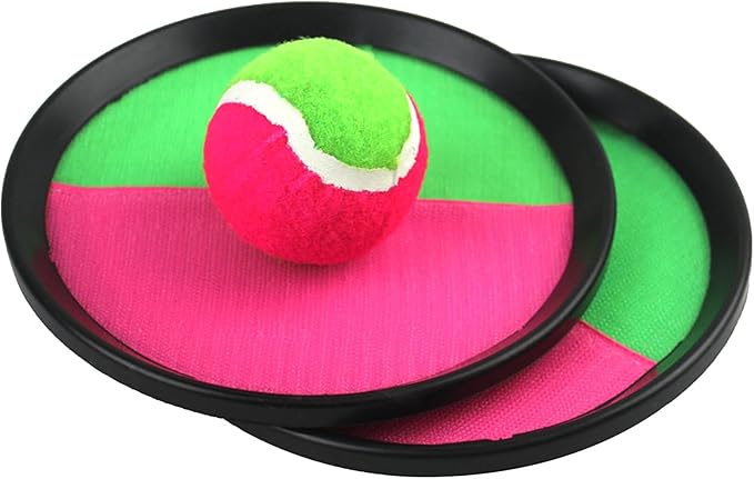 Vulevirtue Klettballspiel Set – 2 Paddles & 1 Ball