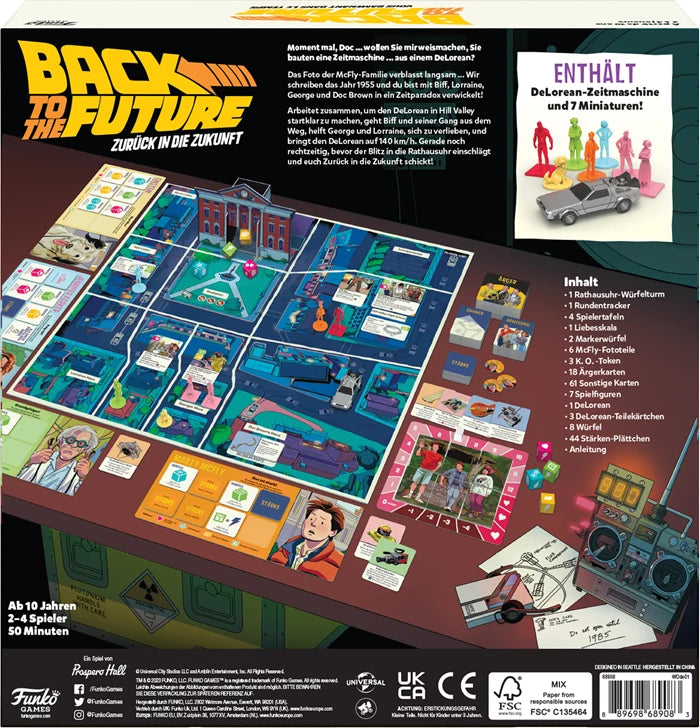 Funko Games Back to the Future The Game, d ab 10 Jahren, kooperatives Abenteuerspiel