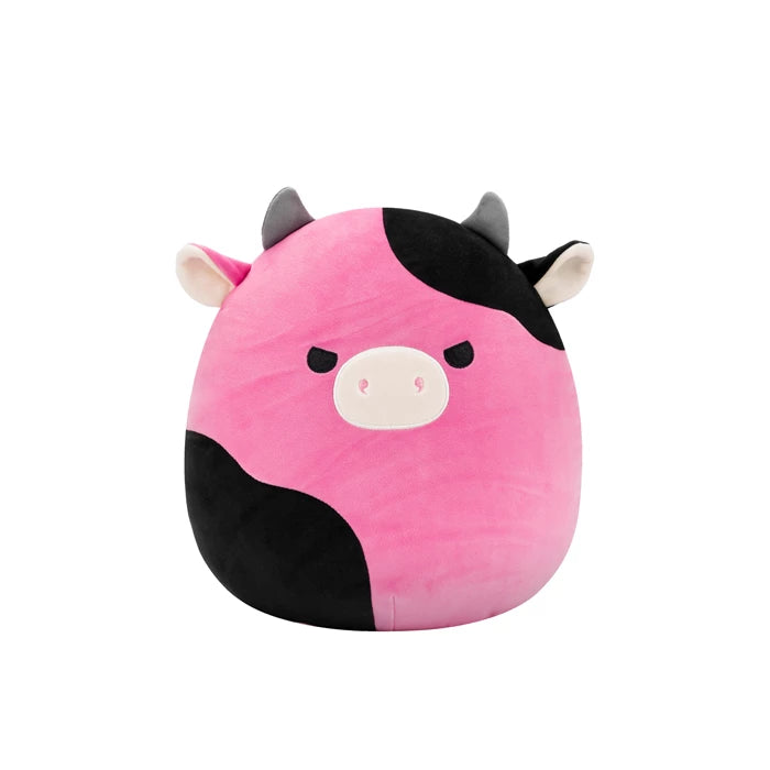 Squishmallows Kuh 30cm schwarz-pink