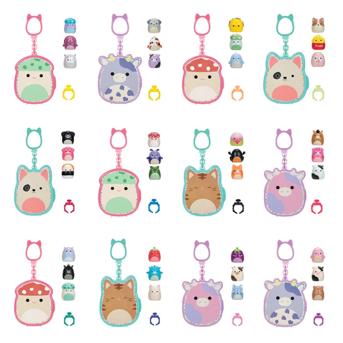 Squishmallows Squish-a-longs Rucksack Clips Schlüsselanhänger ass.