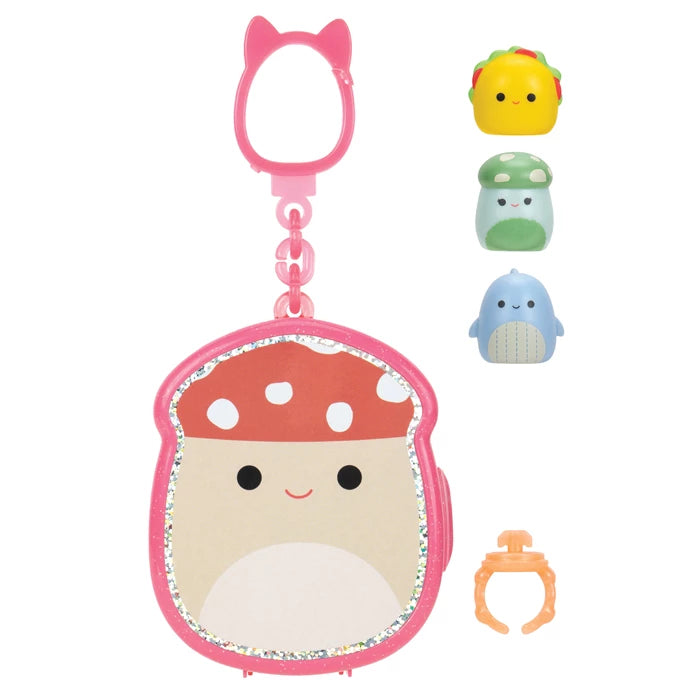 Squishmallows Squish-a-longs Rucksack Clips Schlüsselanhänger ass.