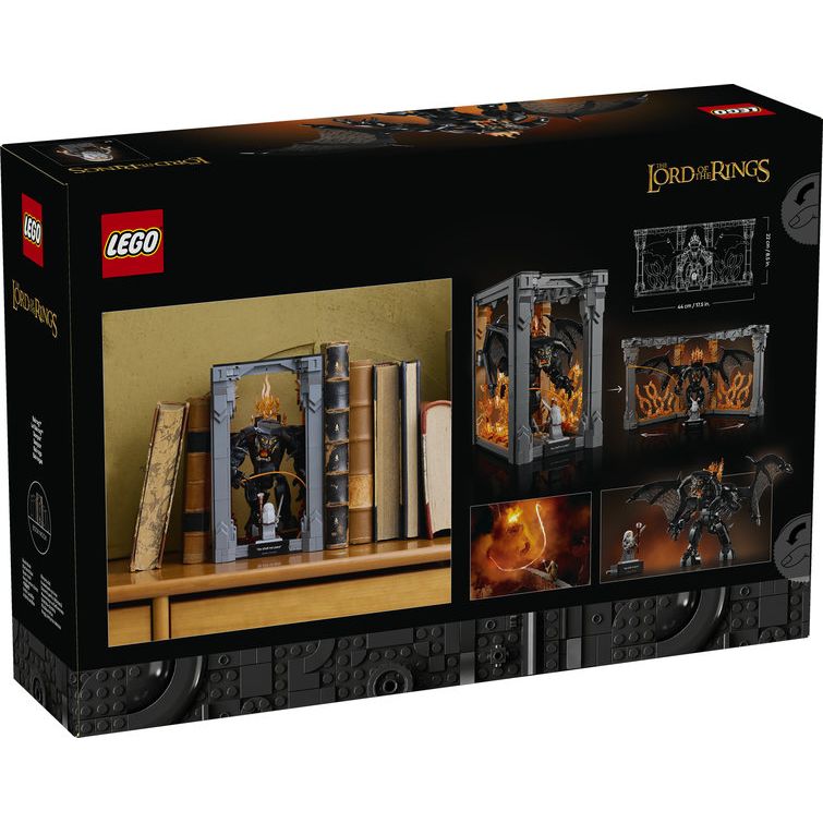 LEGO Icons Der Herr der Ringe: Balrog™ Bücherstütze 10367