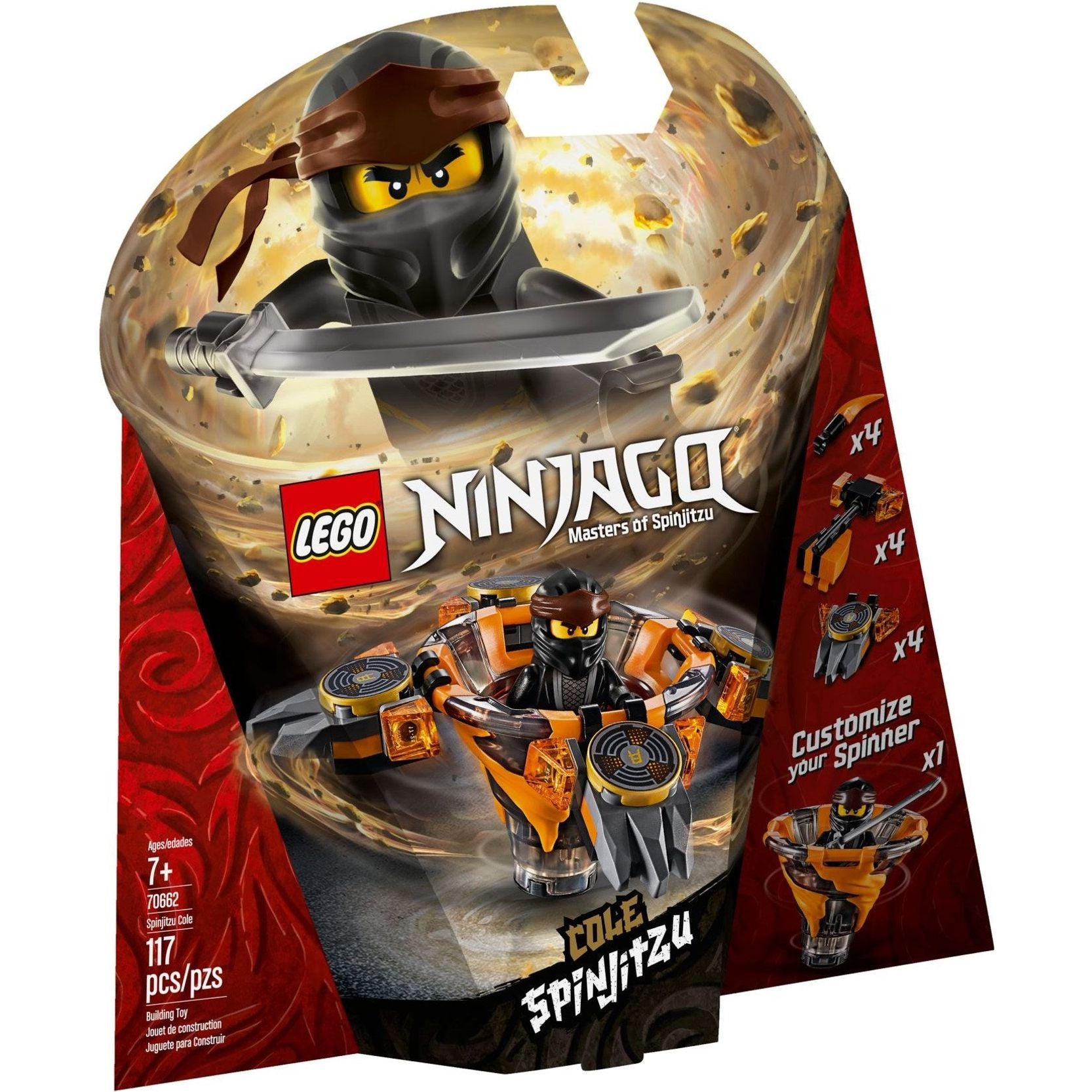 LEGO Ninjago Spinjitzu Cole 70662