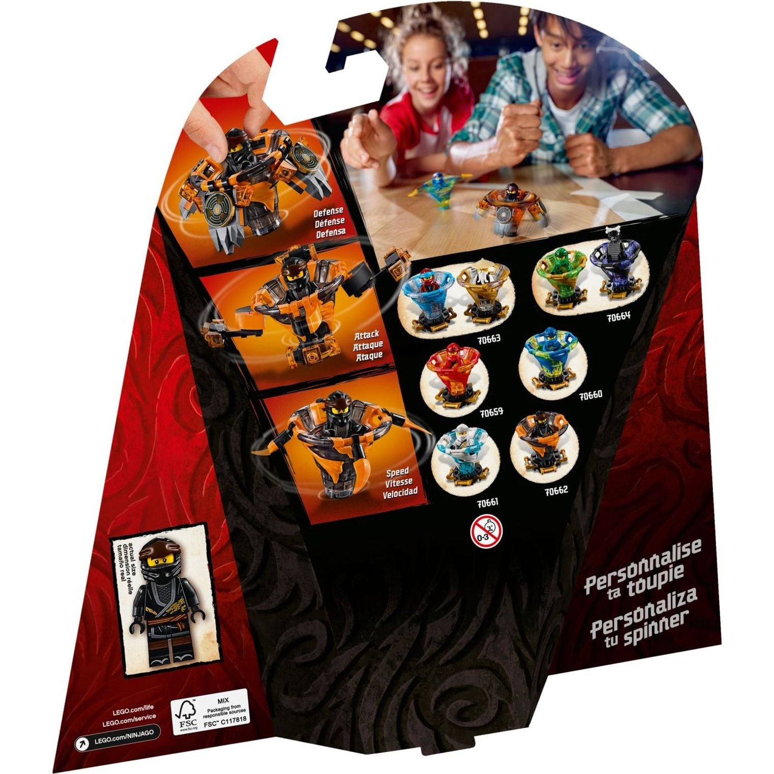 LEGO Ninjago Spinjitzu Cole 70662