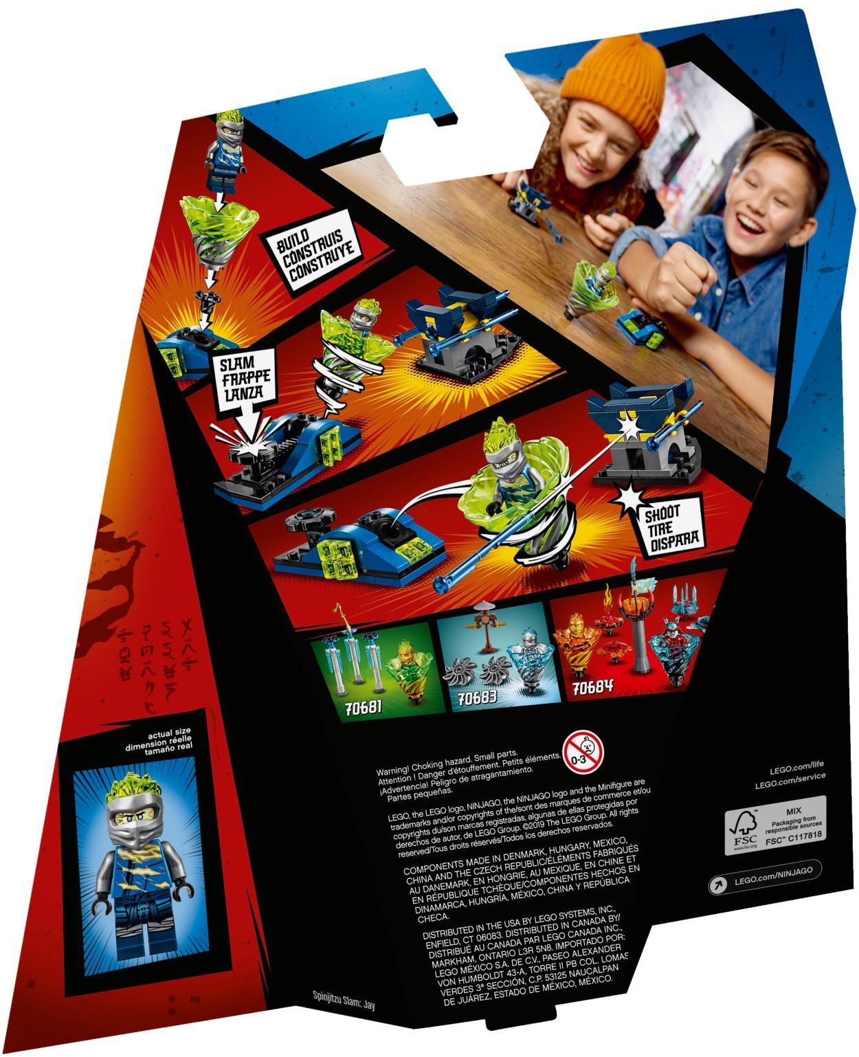 LEGO Ninjago - Spinjitzu Slam - Jay - 70682