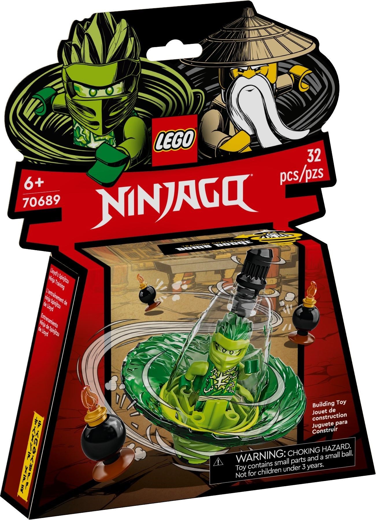 <transcy>LEGO NINJAGO Entraînement de spinjitzu de Lloyd 70689</transcy>