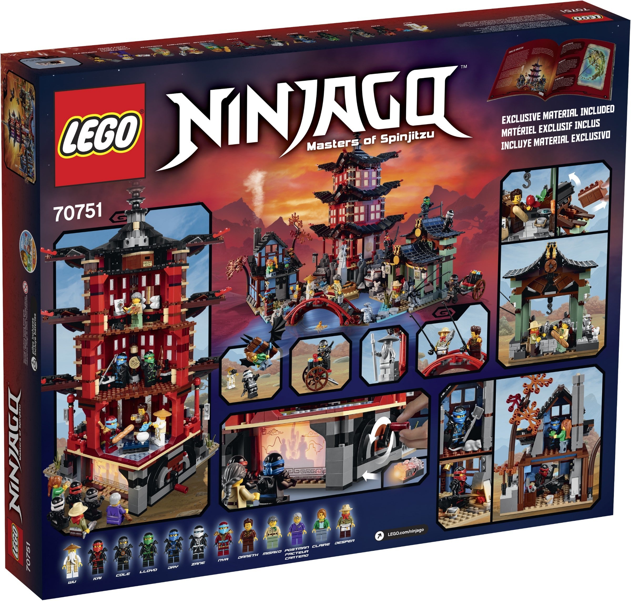 LEGO Ninjago Tempel des Airjitzu 70751