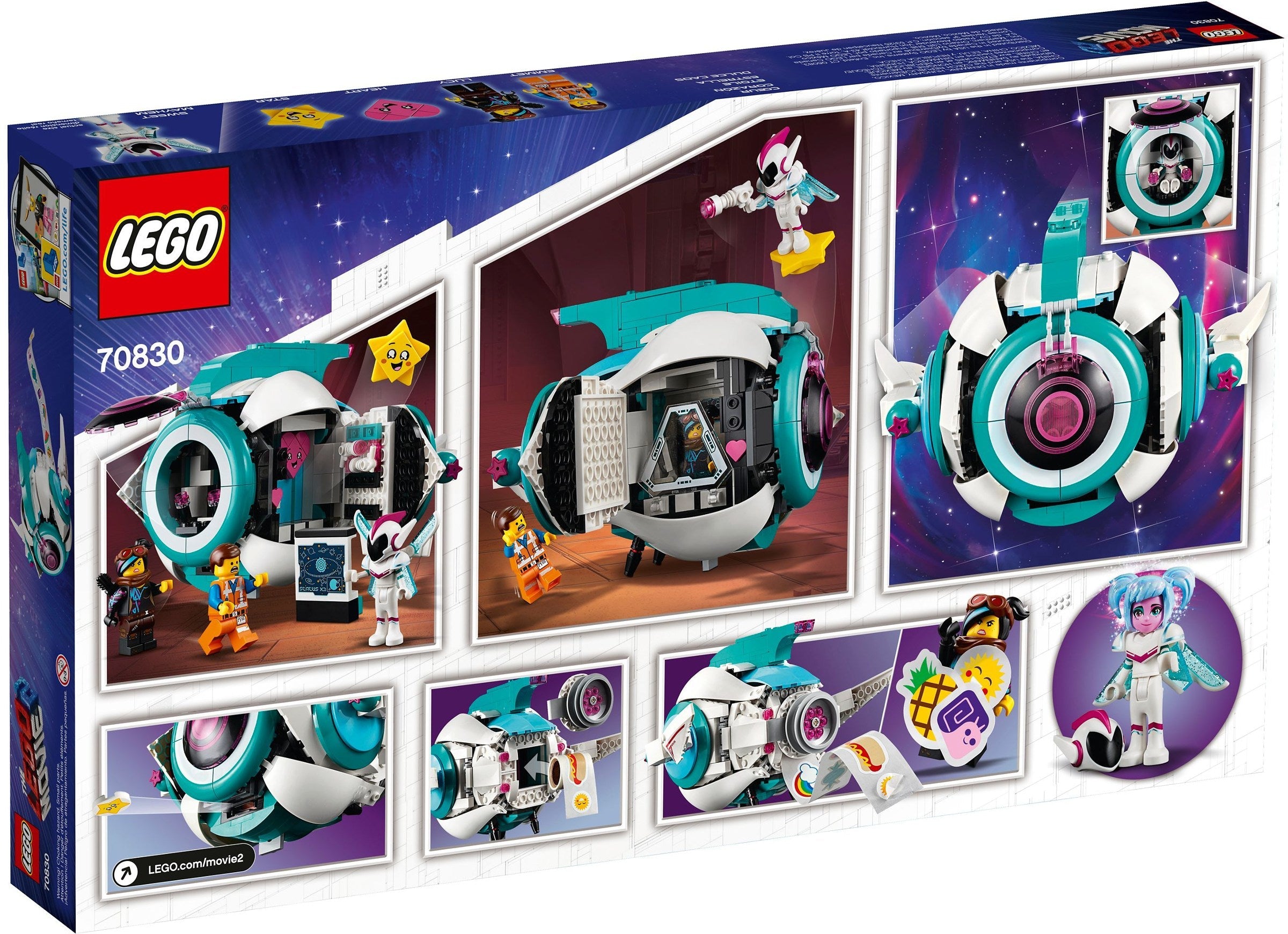 LEGO Movie 2 Sweet Mischmaschs Systar Raumschiff 70830