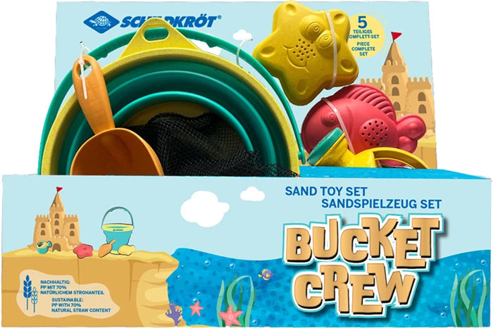 Schildkröt Sand Toys Falteimer-Set grün