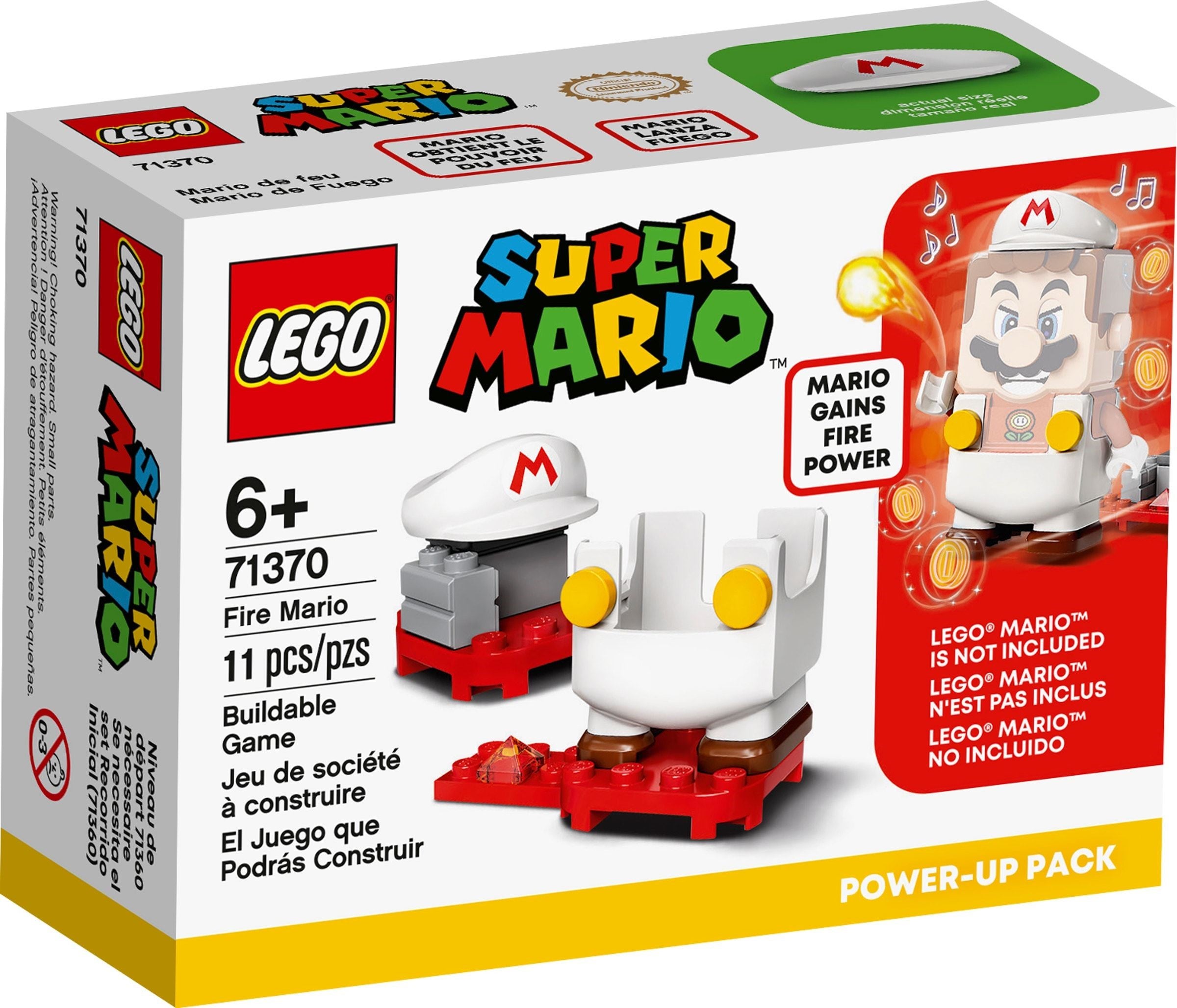 <transcy>LEGO Super Mario Costume de Mario de feu 71370</transcy>