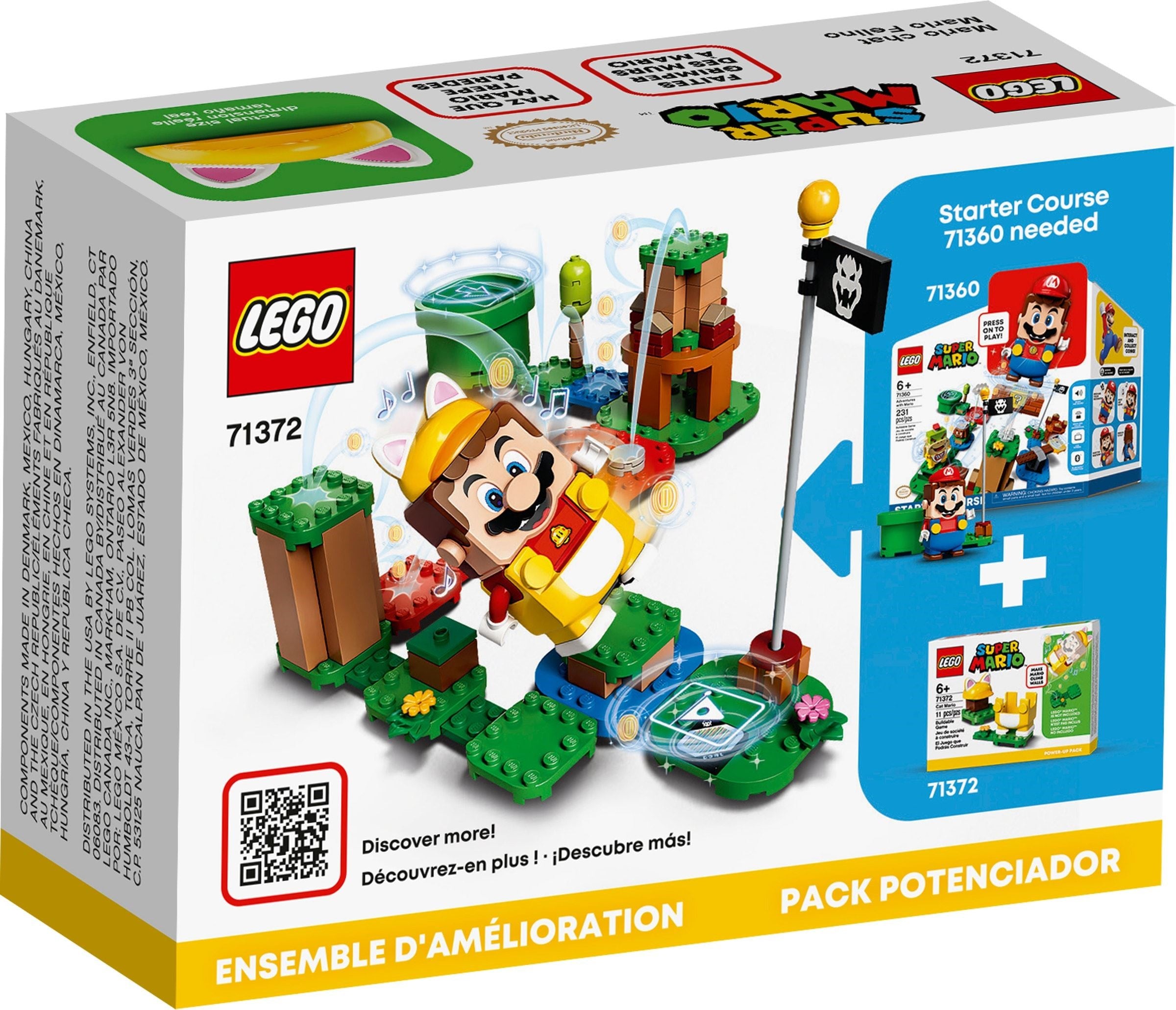 Lego Super Mario Cat Mario Suit 71372