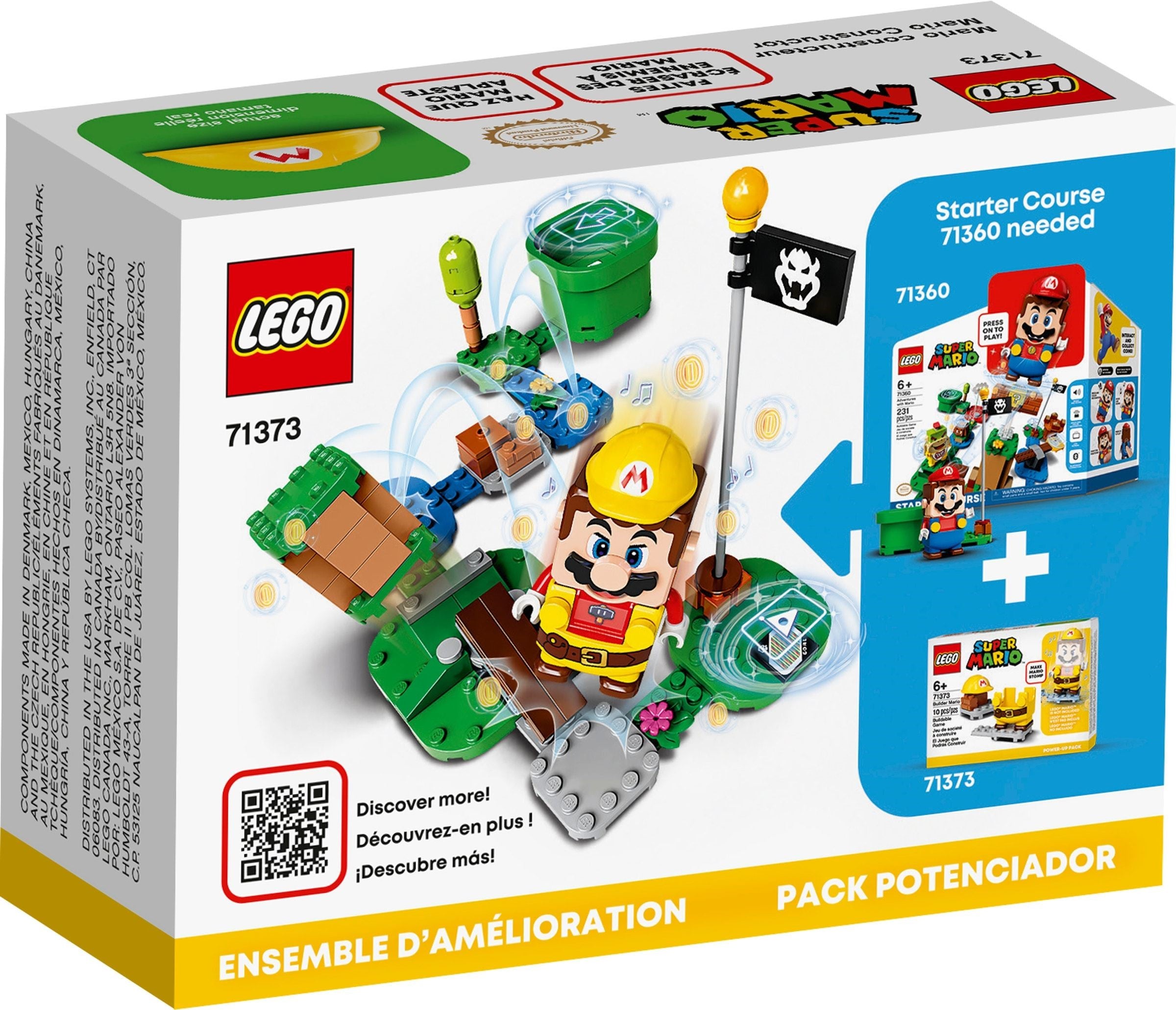 LEGO Super Mario Baumeister - Mario - Anzug 71373