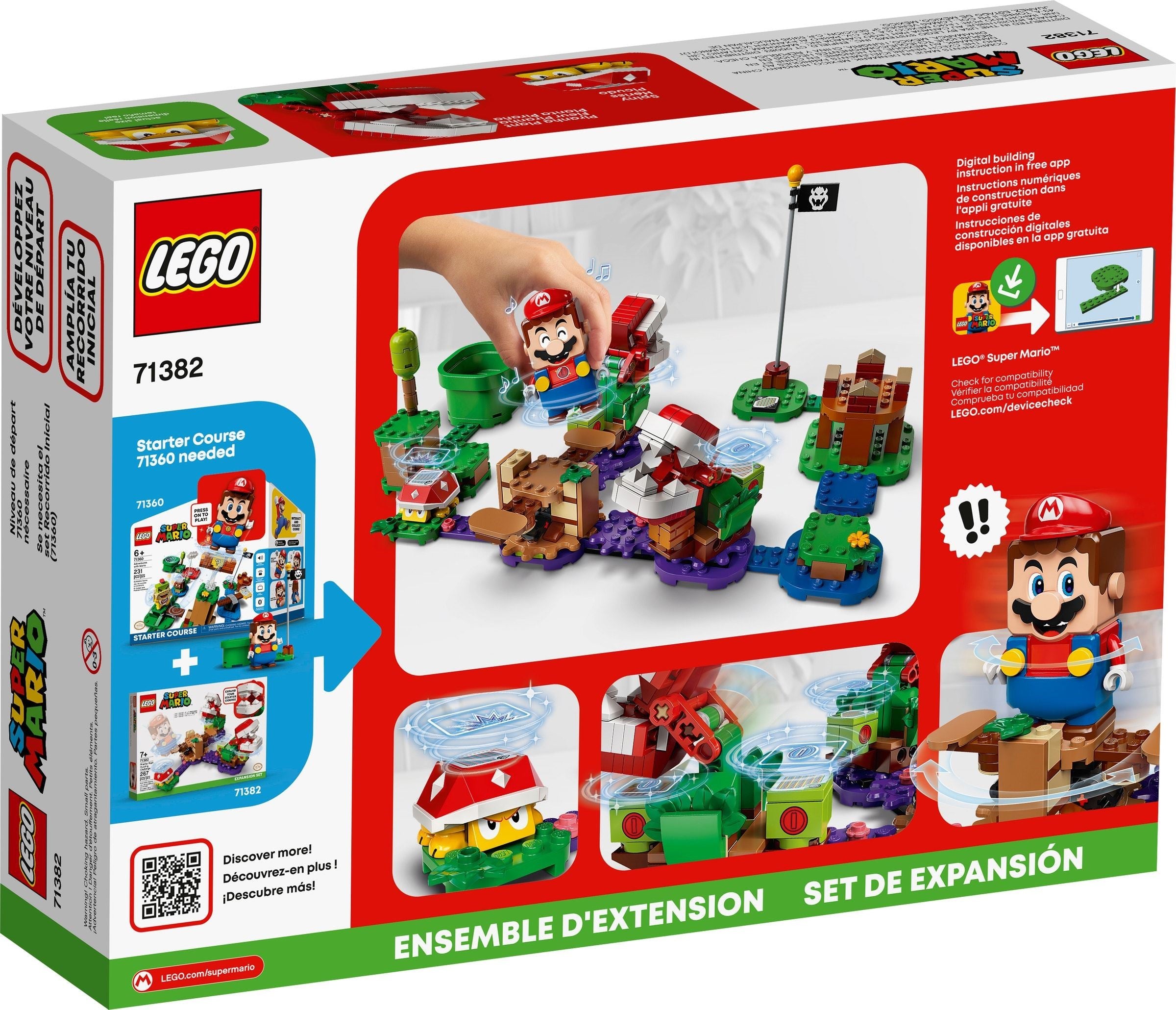 LEGO Super Mario Piranha Plant Challenge - Ensemble d'extension 71382