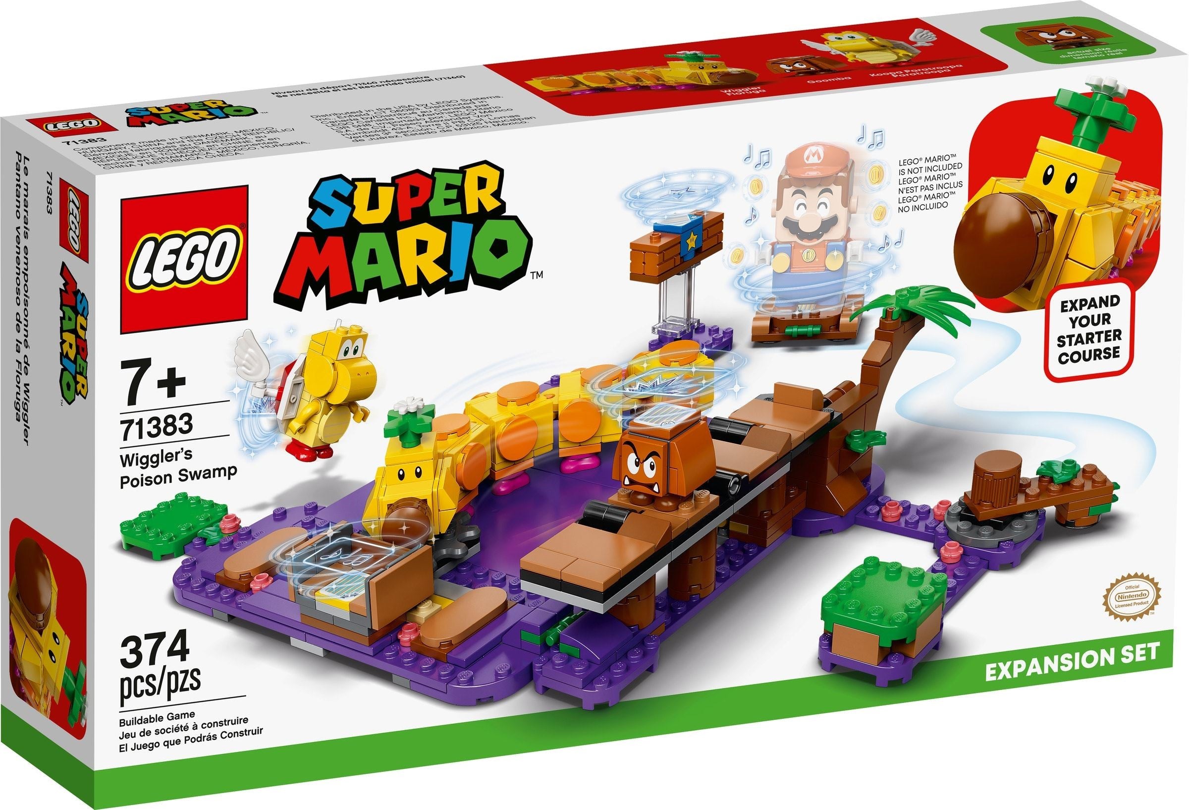 LEGO Super Mario Wigglers Poison Swamp - Ensemble d'extension 71383