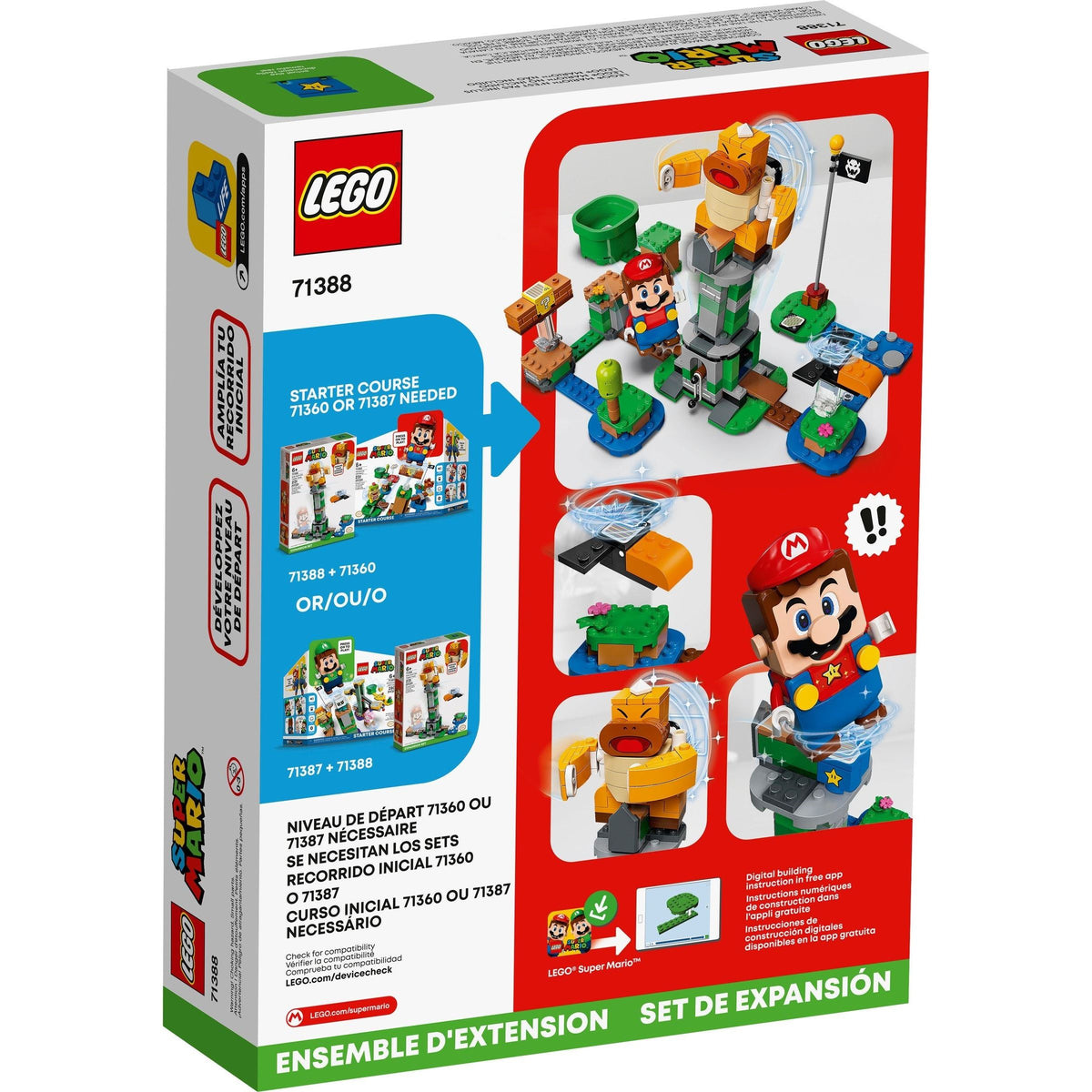 LEGO Super Mario Kippturm mit Sumo-Bruder-Boss 71388