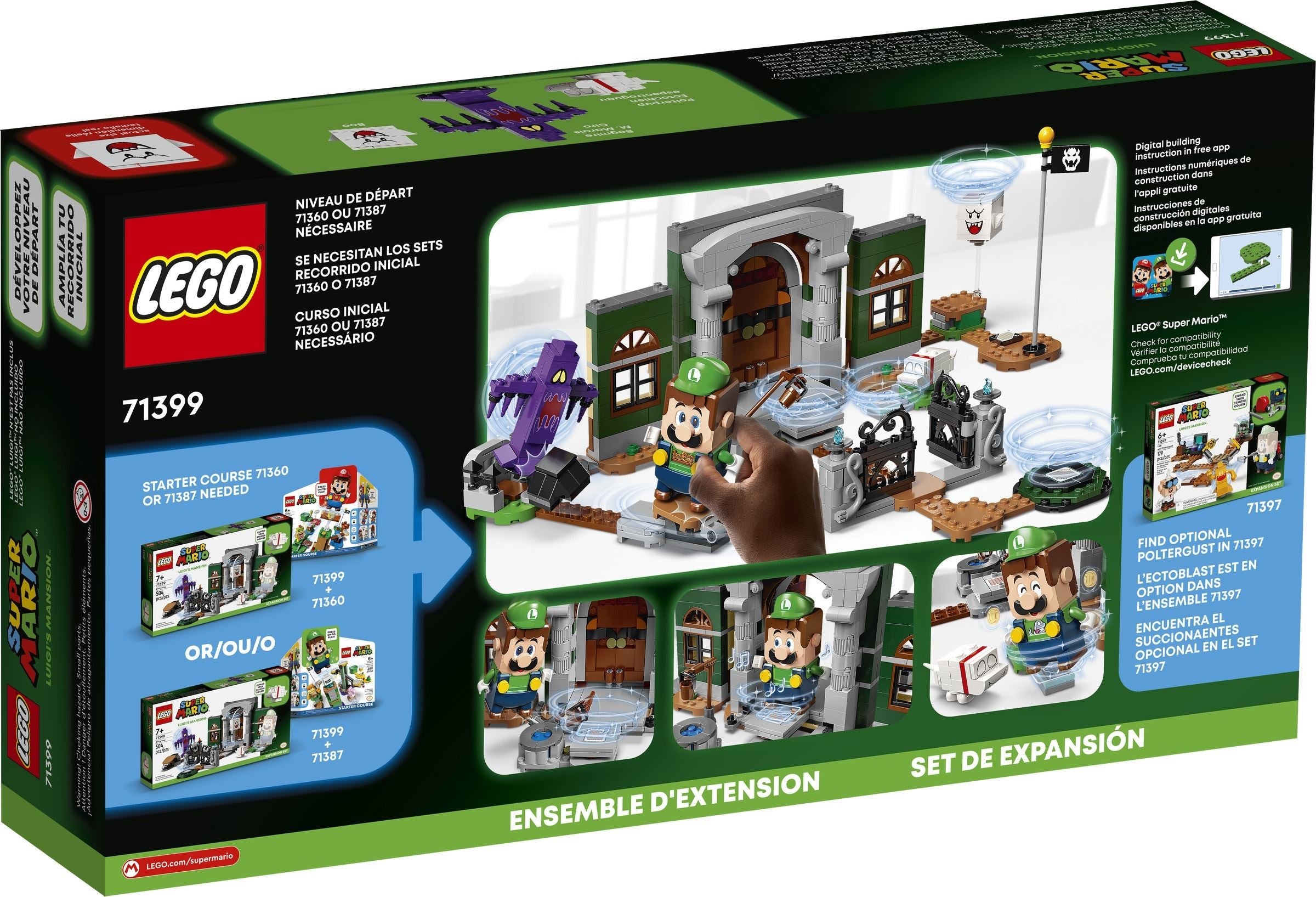 <transcy>LEGO Super Mario Luigi's Mansion : Entrée - Kit d'extension 71399</transcy>