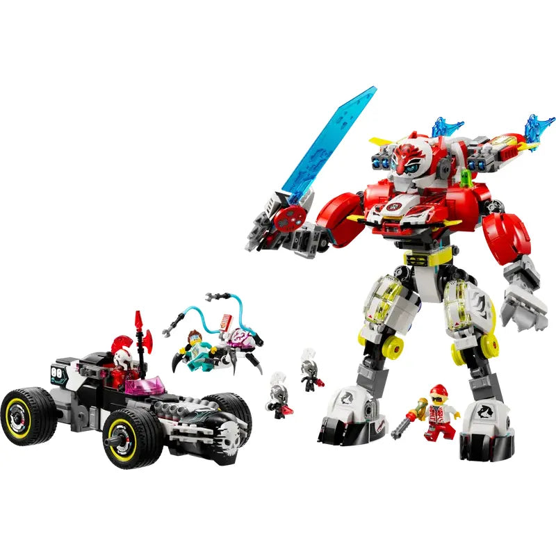 LEGO DREAMZzz Coopers Tiger-Mech und Zero's Hot Rod Auto 71497