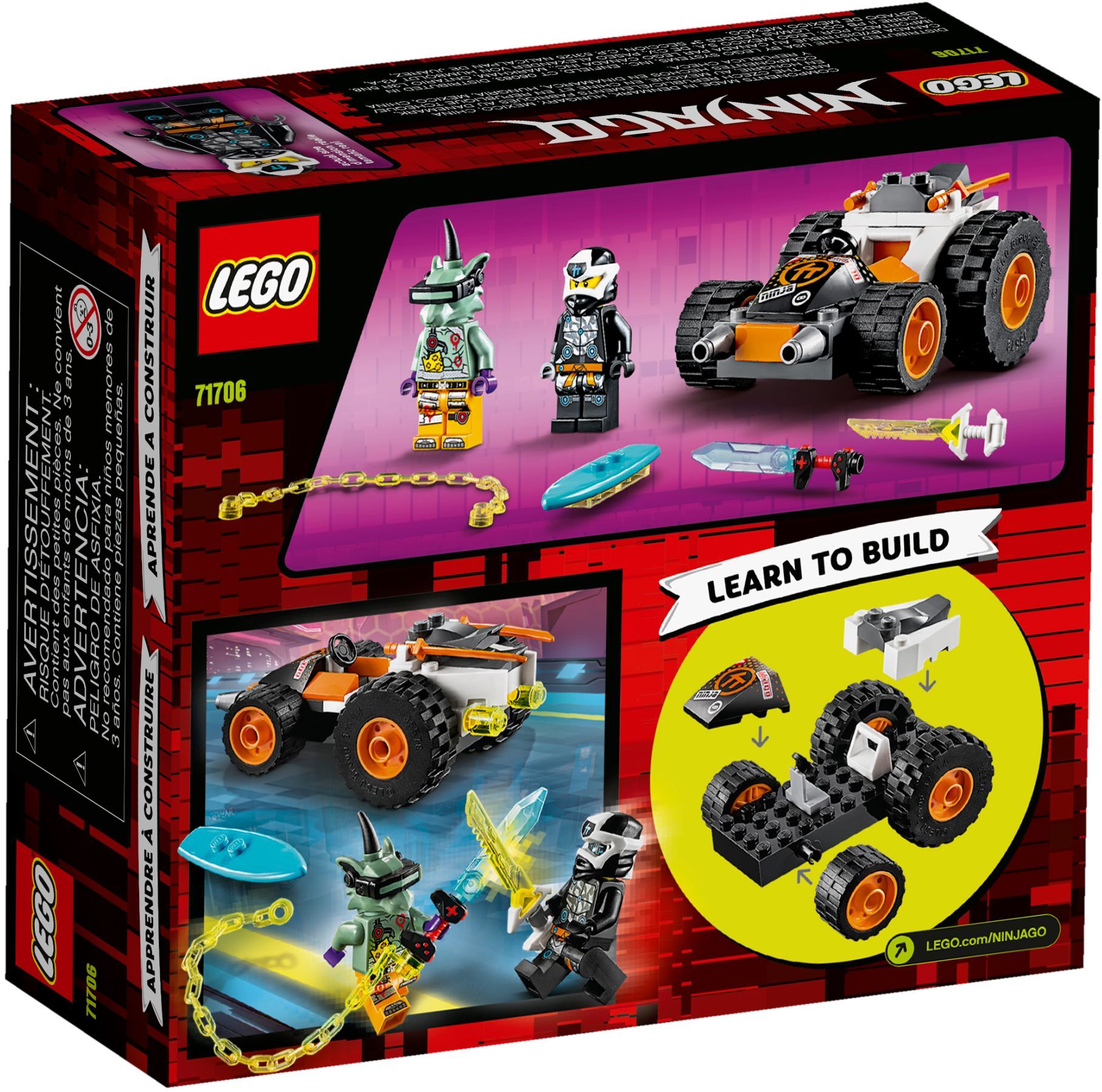 LEGO Ninjago Cole's Speeder Car 71706