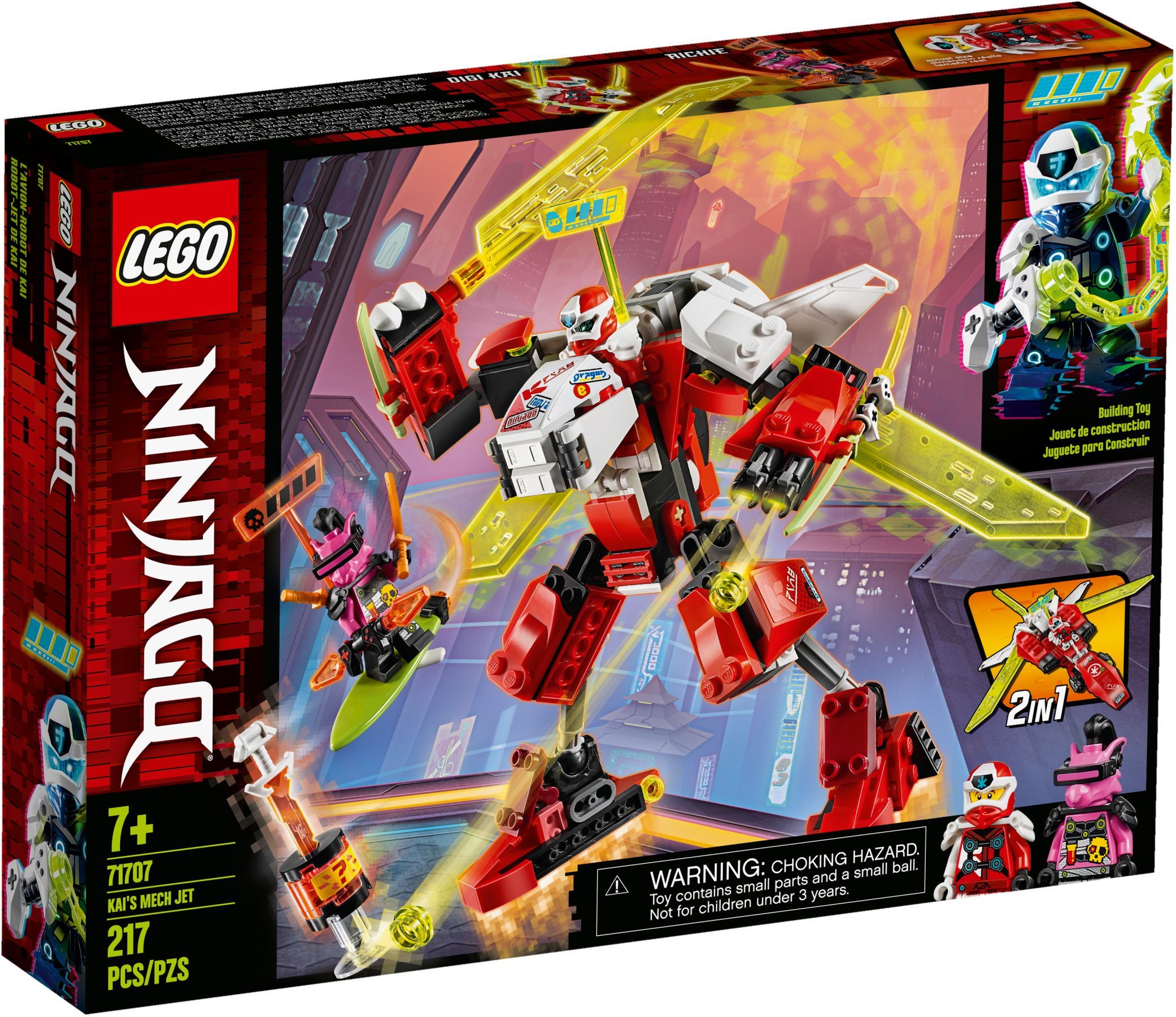 LEGO Ninjago Kais Mech Jet 71707