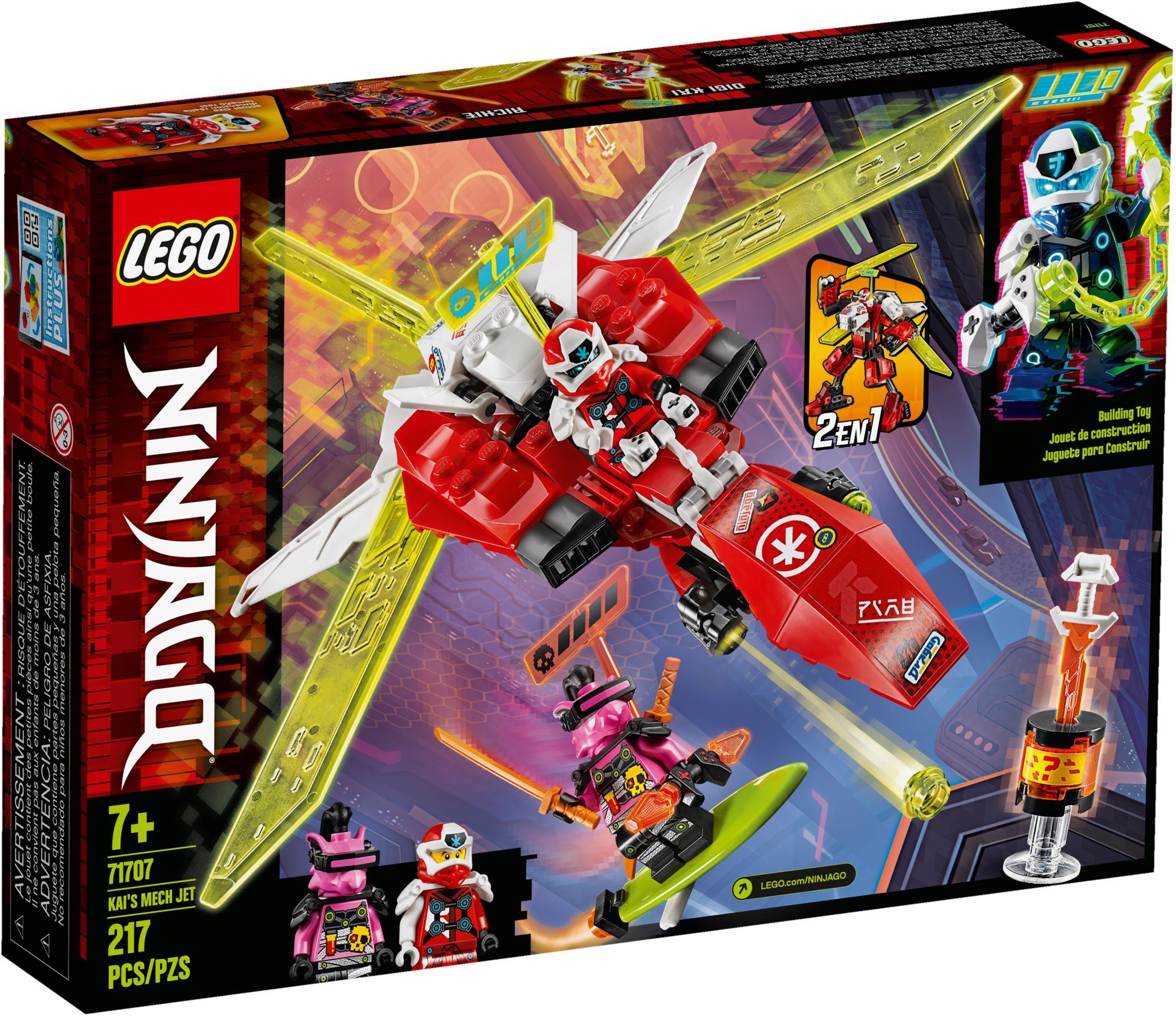 LEGO Ninjago Kais Mech Jet 71707