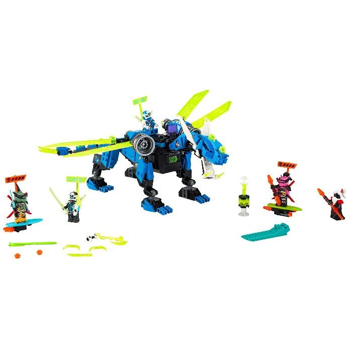 LEGO NINJAGO Bauspielzeug Jays Cyber-Drache 71711