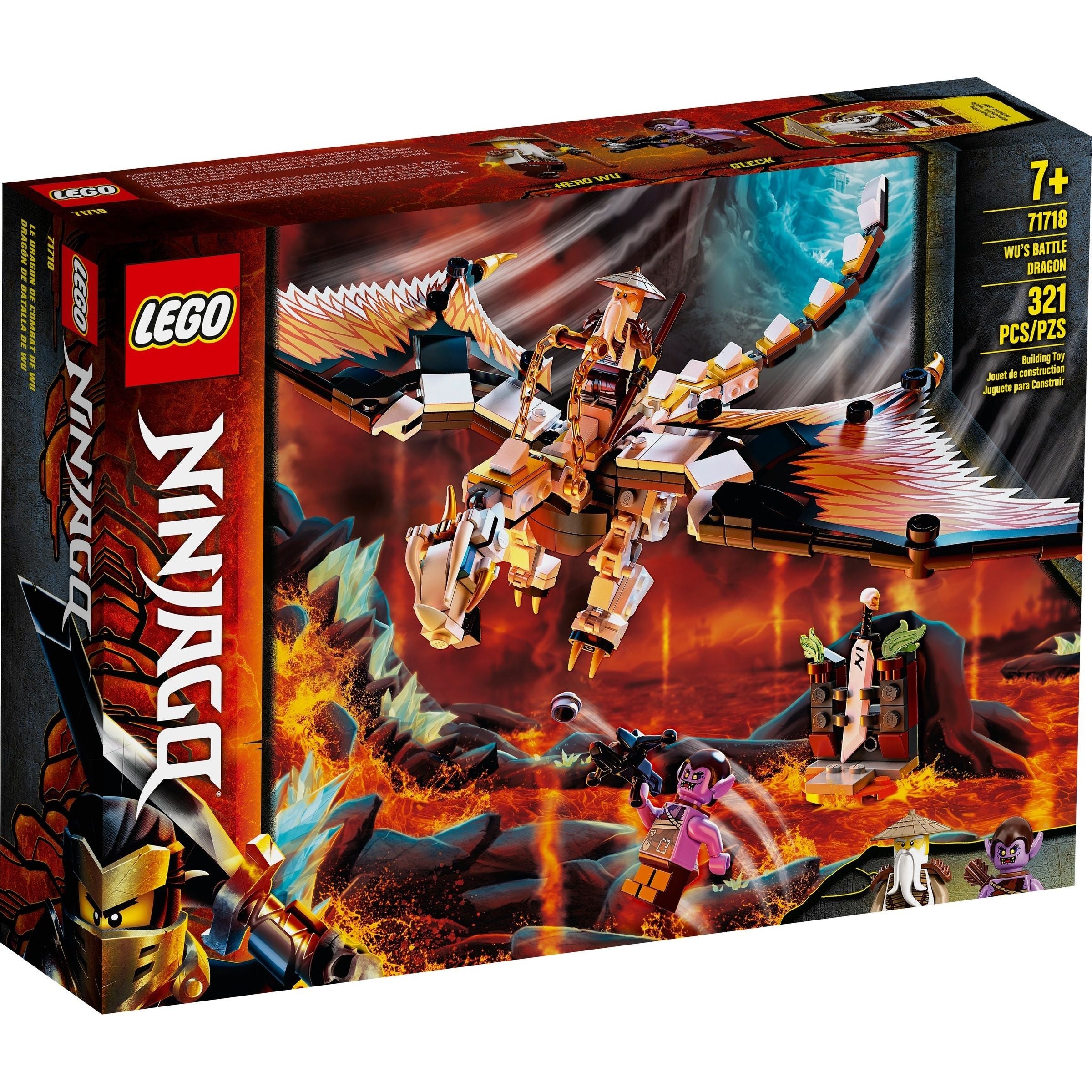 Le dragon dangereux de LEGO Ninjago Wu 71718