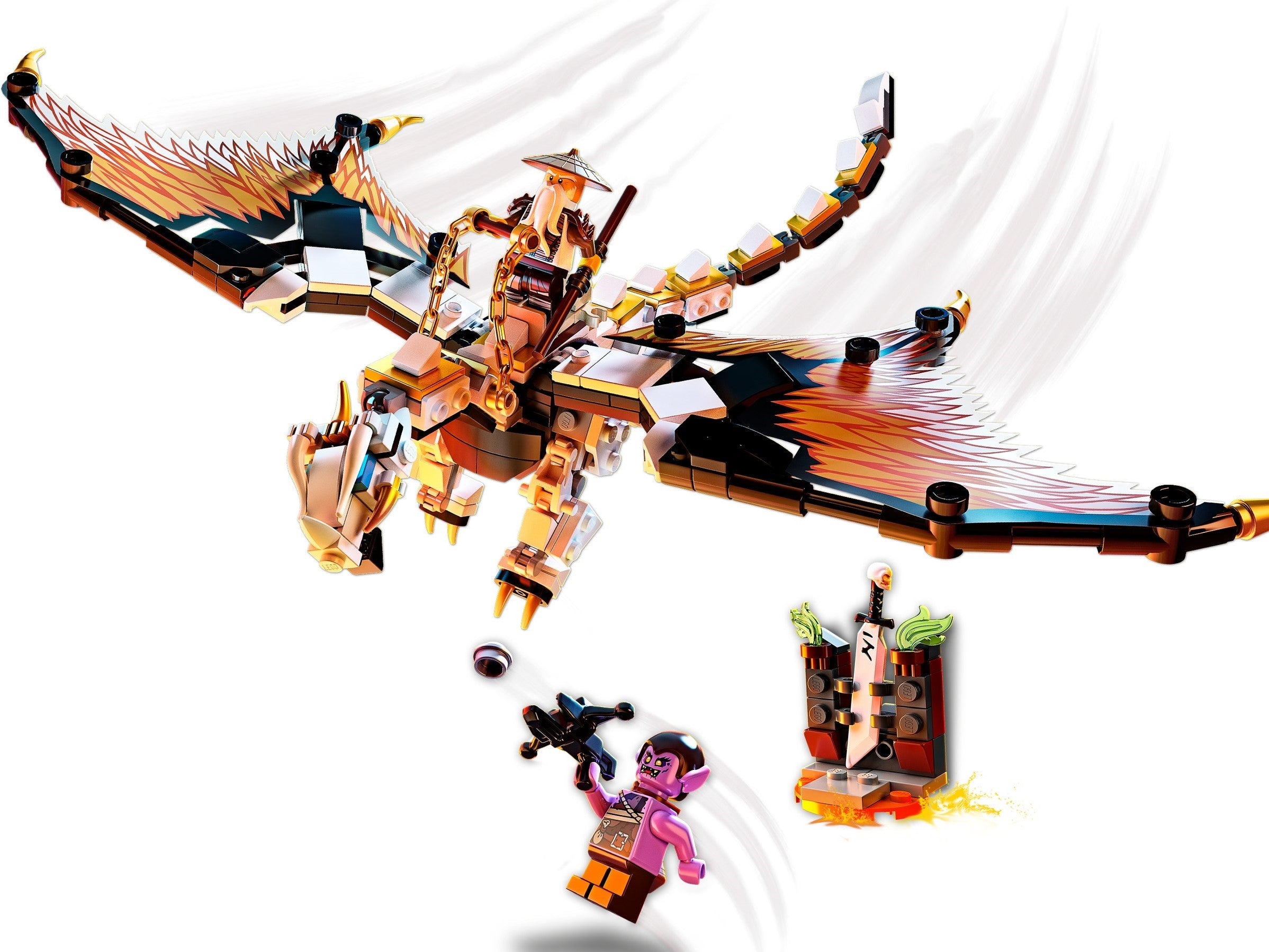 Le dragon dangereux de LEGO Ninjago Wu 71718