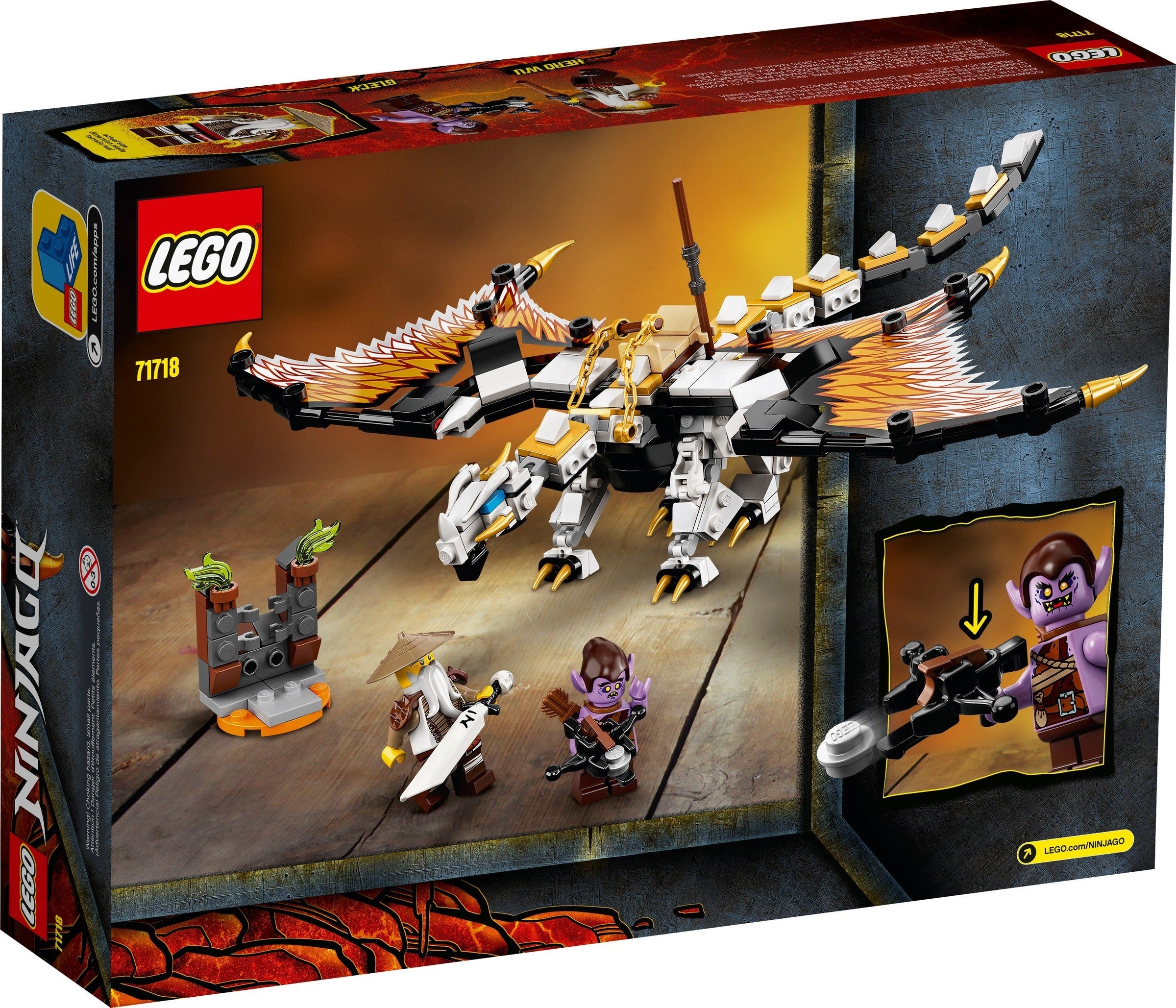 Le dragon dangereux de LEGO Ninjago Wu 71718