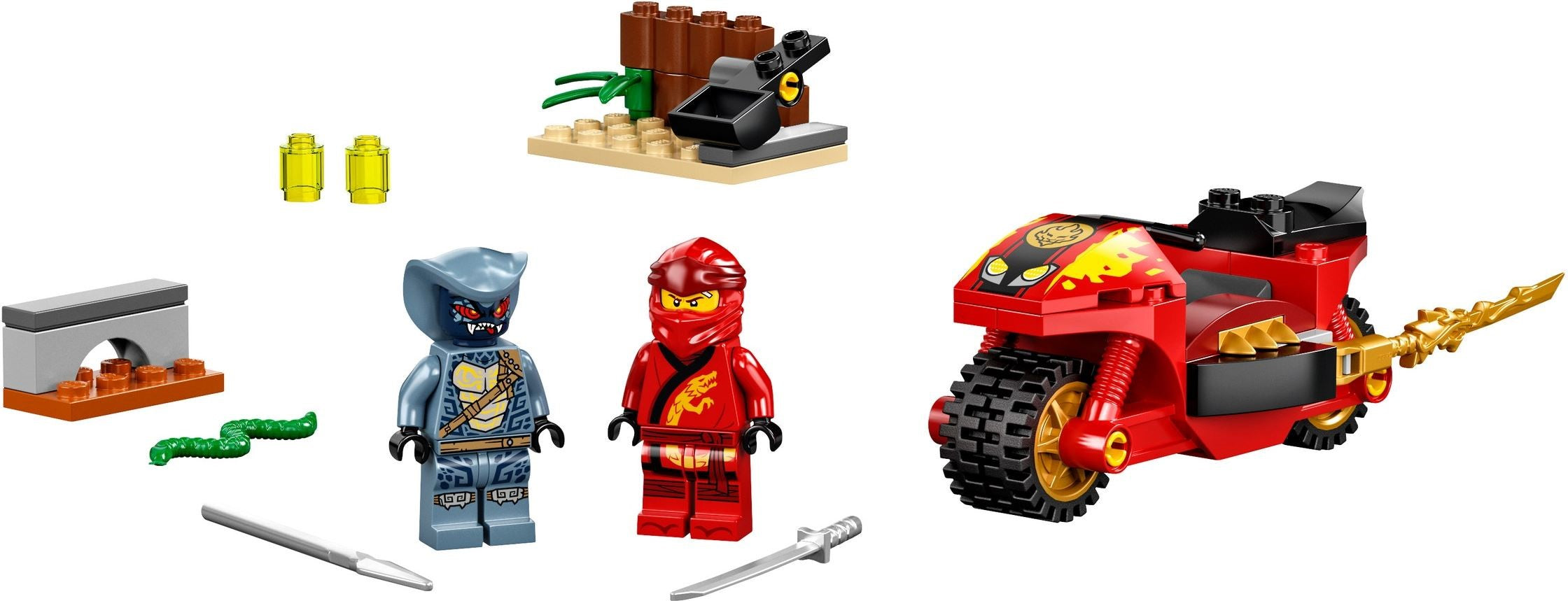 Le vélo de feu de LEGO Ninjago Kai 71734
