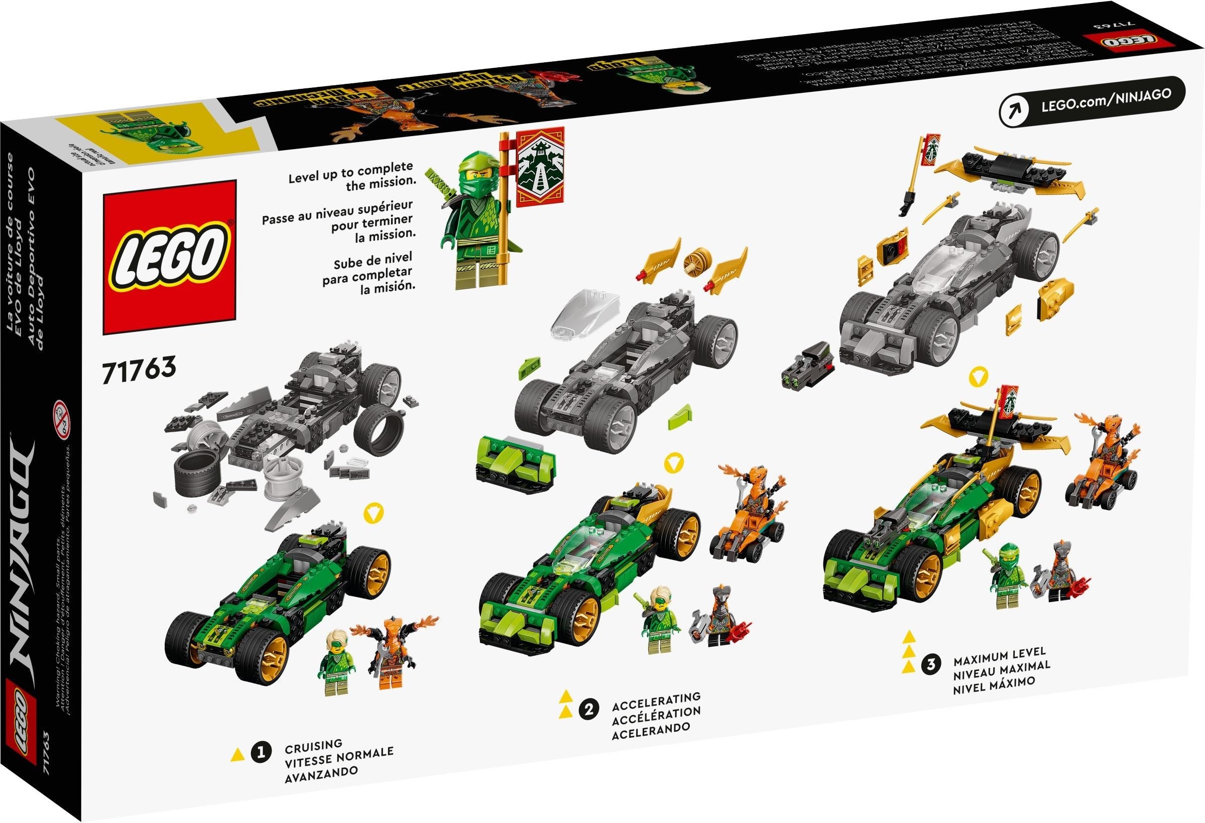 <transcy>LEGO Ninjago Voiture de course EVO de Lloyd 71763</transcy>