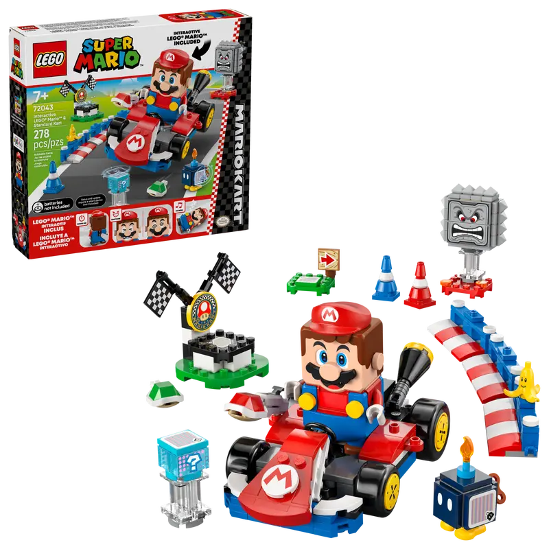 LEGO Super Mario Mario Kart™ – Interaktiver LEGO Mario™ & Standard-Kart 72043