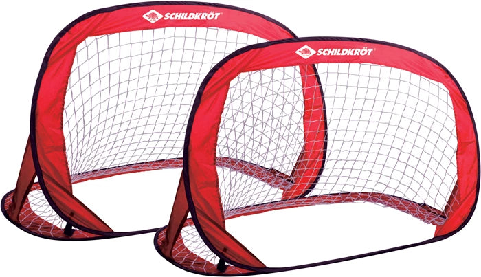 Schildkröt Pop-Up Goal 2 Tore 120 x 80 x 80 cm, Haken aus Stahl, ab 5 Jahren