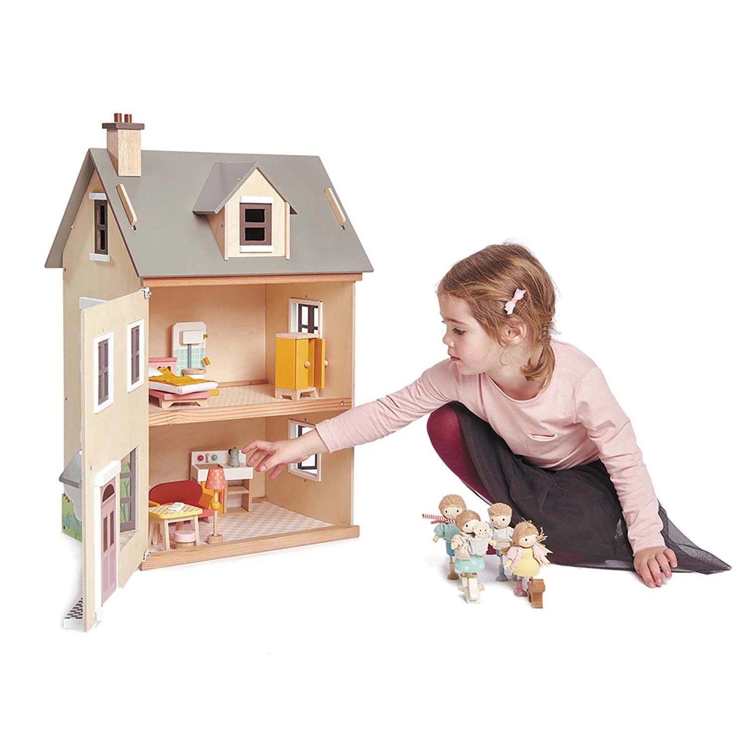 Tender Leaf Toys Puppenhaus Foxtail Villa mit Zubehör