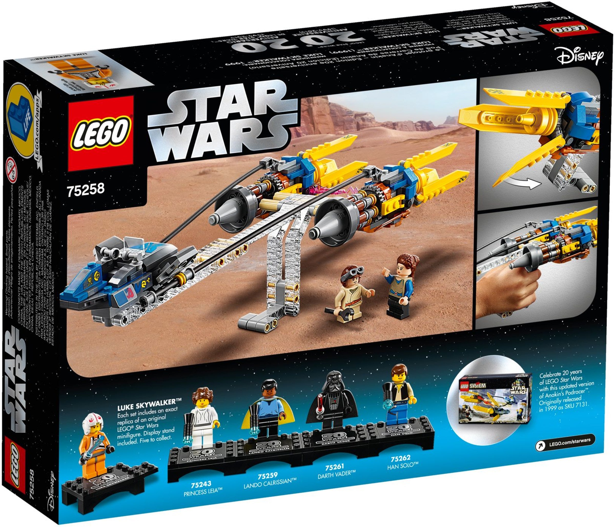 LEGO Star Wars Anakin's Podracer – 20 Jahre LEGO Star Wars 75258
