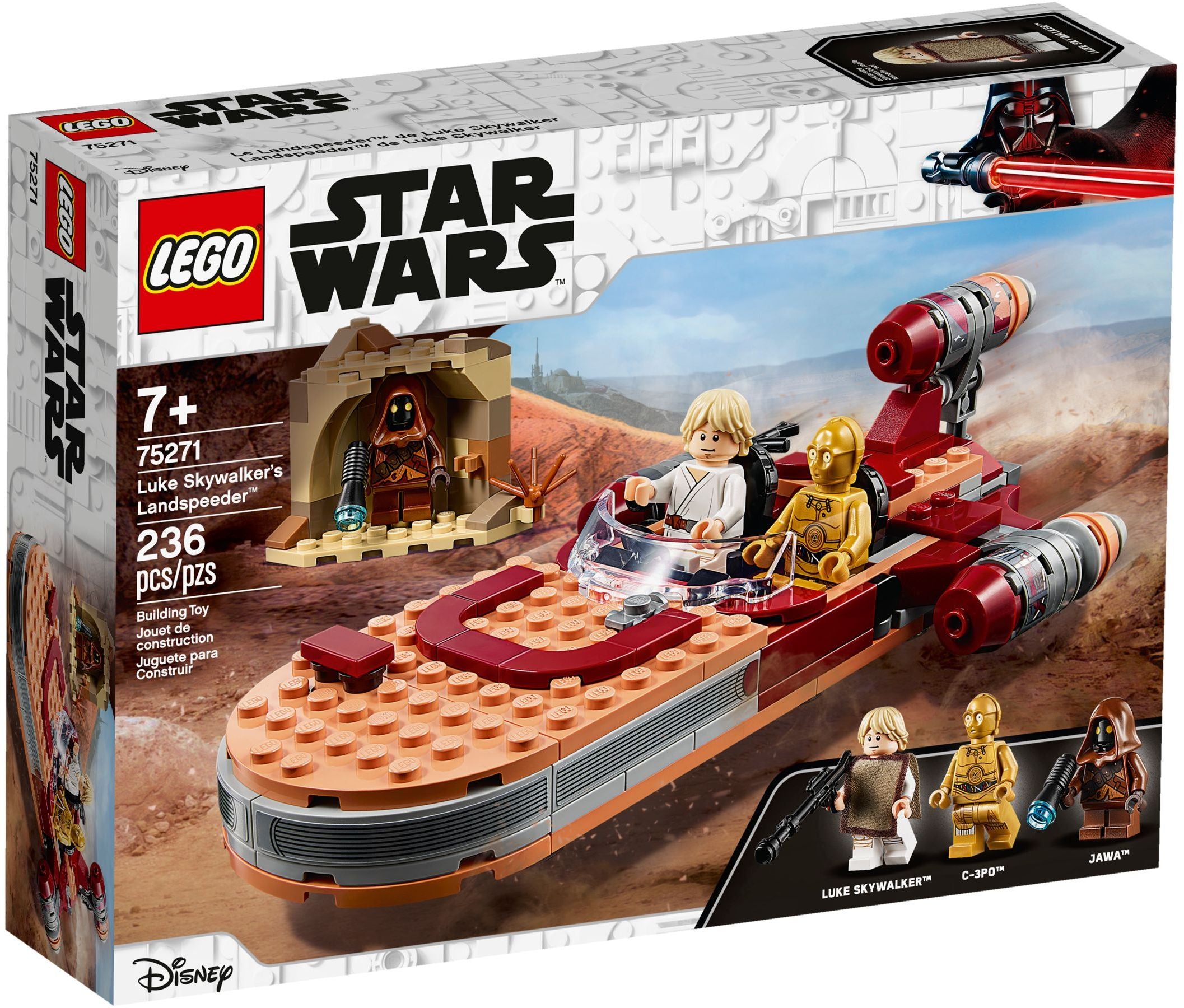 LEGO Star Wars Le Landspeeder de Luke Skywalker 75271